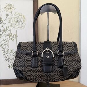 Coach Black and Gray SoHo